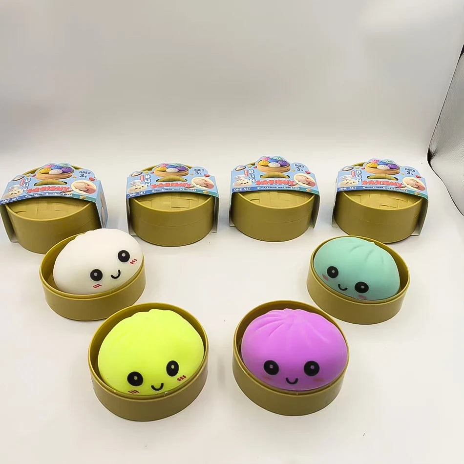 Simulated Dumpling Squishy Stress Reliever