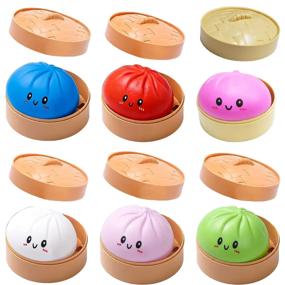 Simulated Dumpling Squishy Stress Reliever