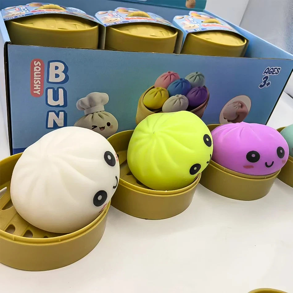 Simulated Dumpling Squishy Stress Reliever