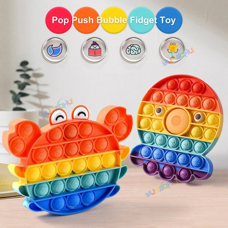 Rainbow Sensory Pop Fidget Toy