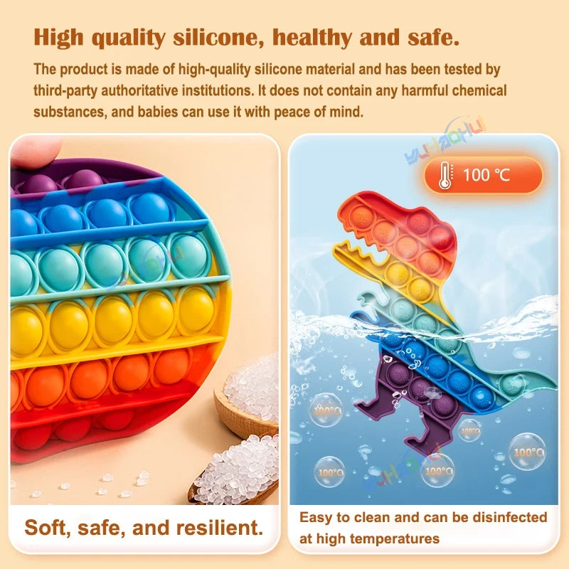 Rainbow Sensory Pop Fidget Toy