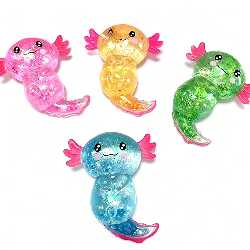 Glitter Axolotl Fidget Toy