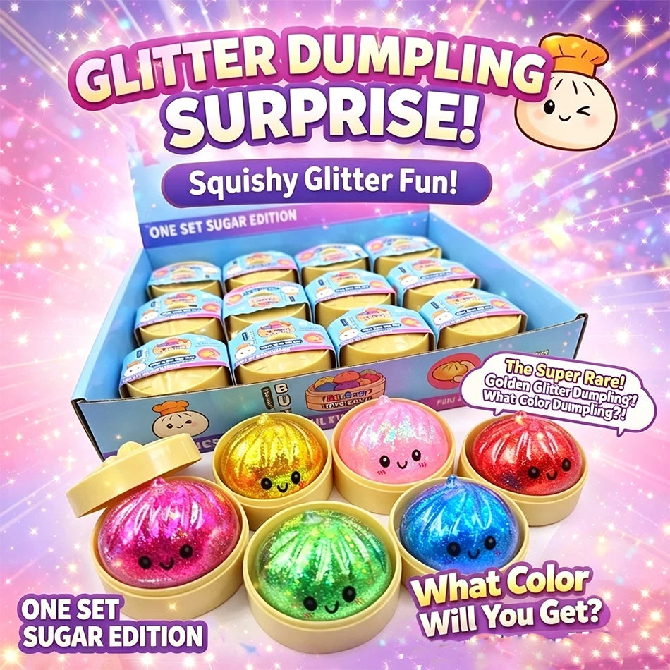 Glitter Dumpling Sensory Squishy