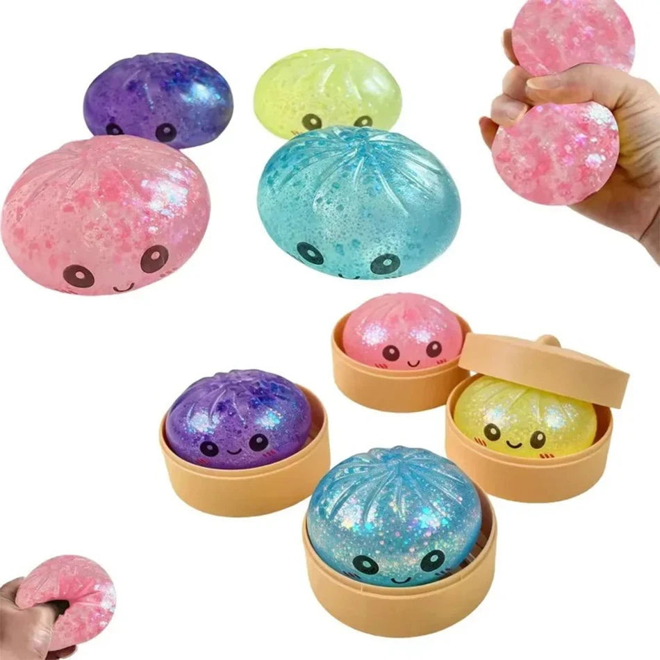Glitter Dumpling Sensory Squishy